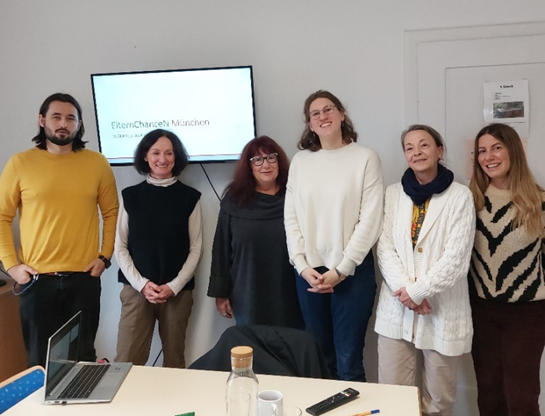 v.l.n.r. Aleksandr Erokhin, Ulrike Heinlein, Uschi Weber, Sarah Pflügler, Kerstin Hielscher, Sara Casali